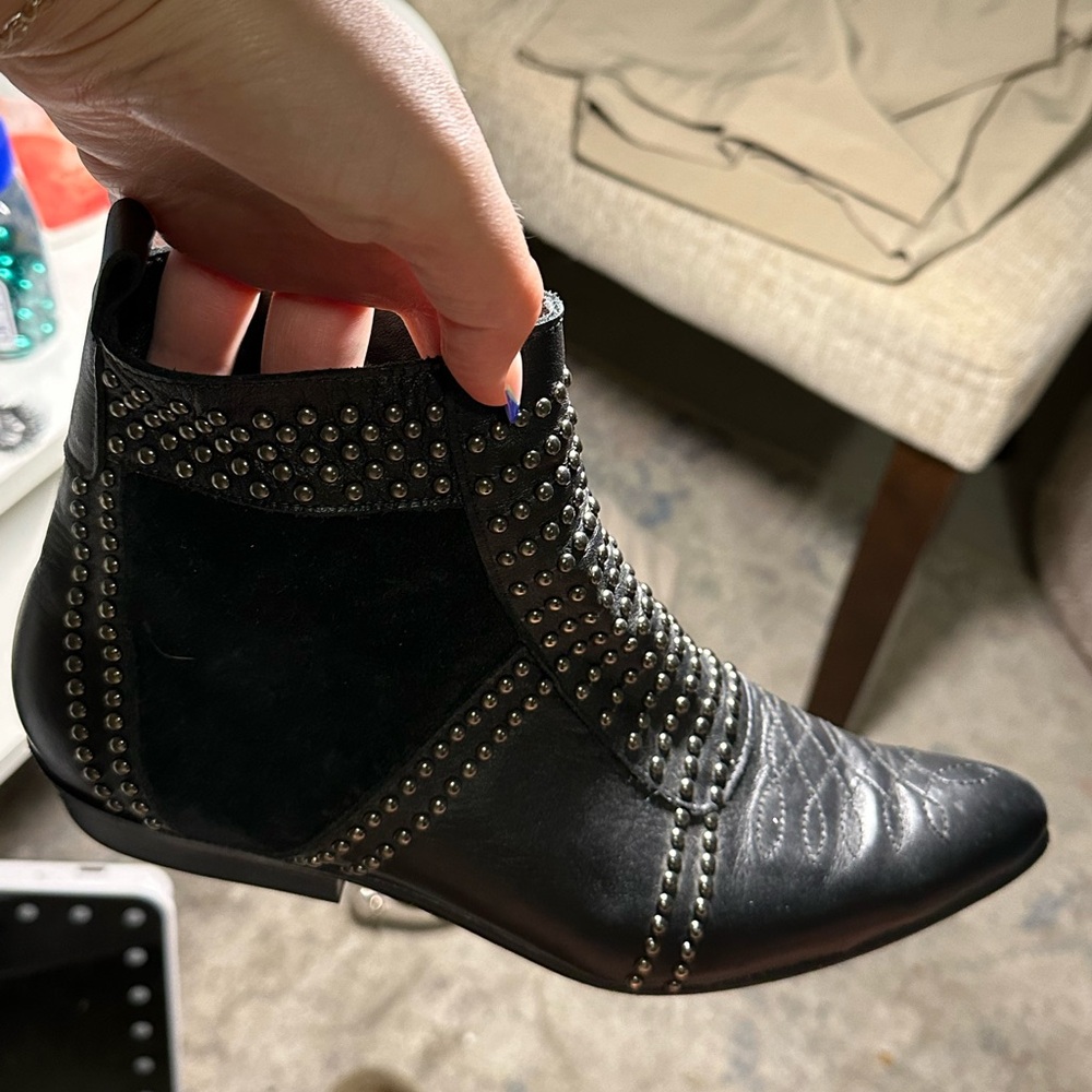 Anine Bing size 38 black Charlie Boots